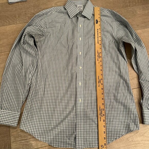 BROOKS BROTHERS MENS REGENT LONG SLEEVE BUTTON SHIRT 15 1/2 -35 NON IRON - Picture 4 of 8